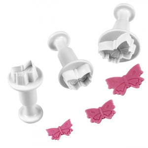3PC Large Butterfly Plunger Cutter Set