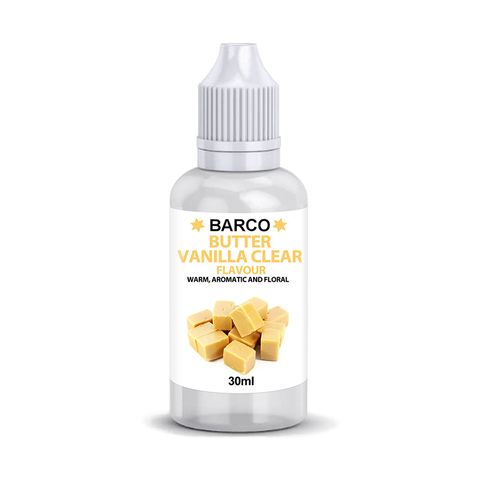 Barco Food Flavours 30ml - Butter Vanilla Clear