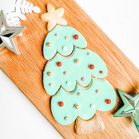 Custom Cookie Cutters - Christmas Tree Bikkie Stacks Cutter.