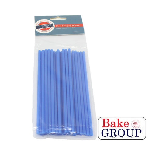 25pk Lollipop Sticks - Blue