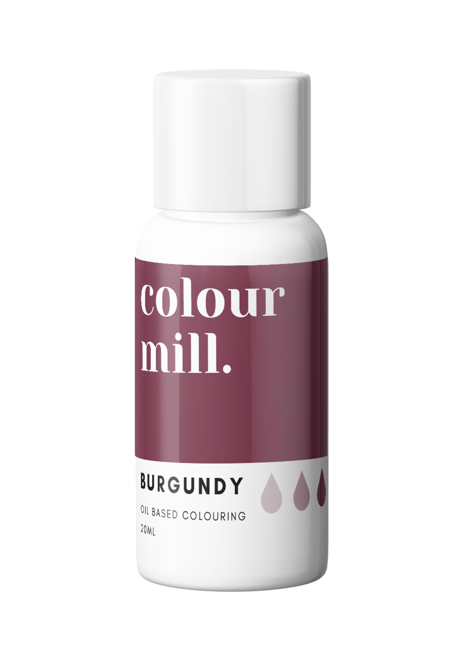 20ml Colour Mill Oil Based Colour - Burgundy