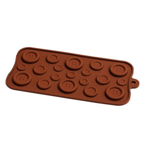 Silicone Chocolate Mould - Buttons