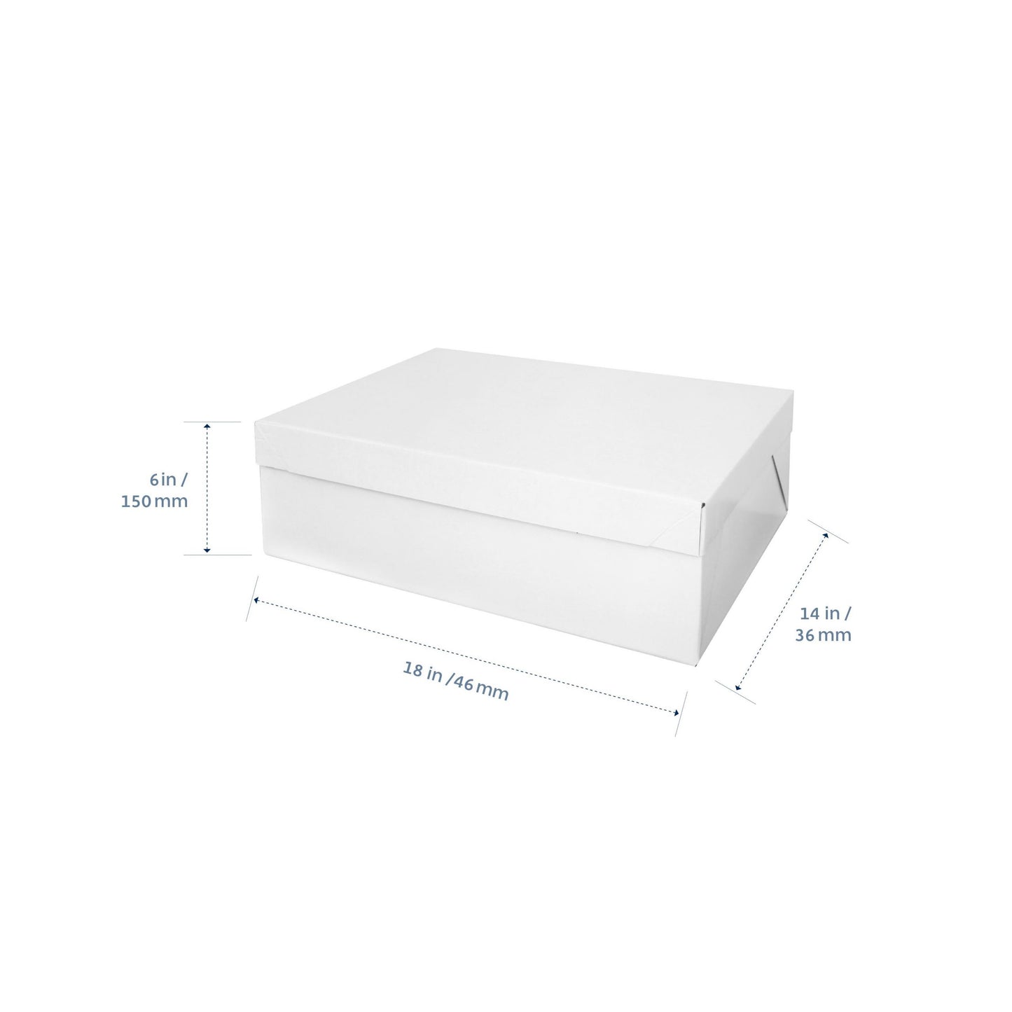 Loyal White Slab Box - 18x14x6