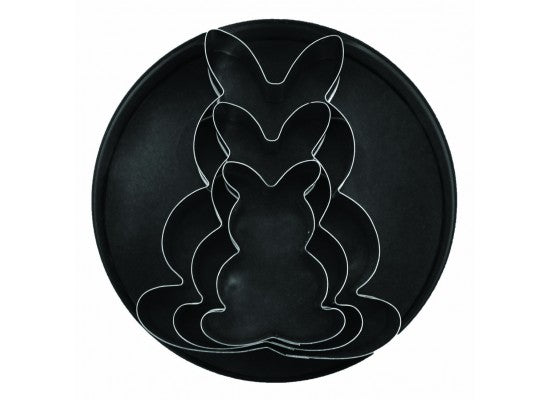 3PC Rabbit Cutter Tin Set