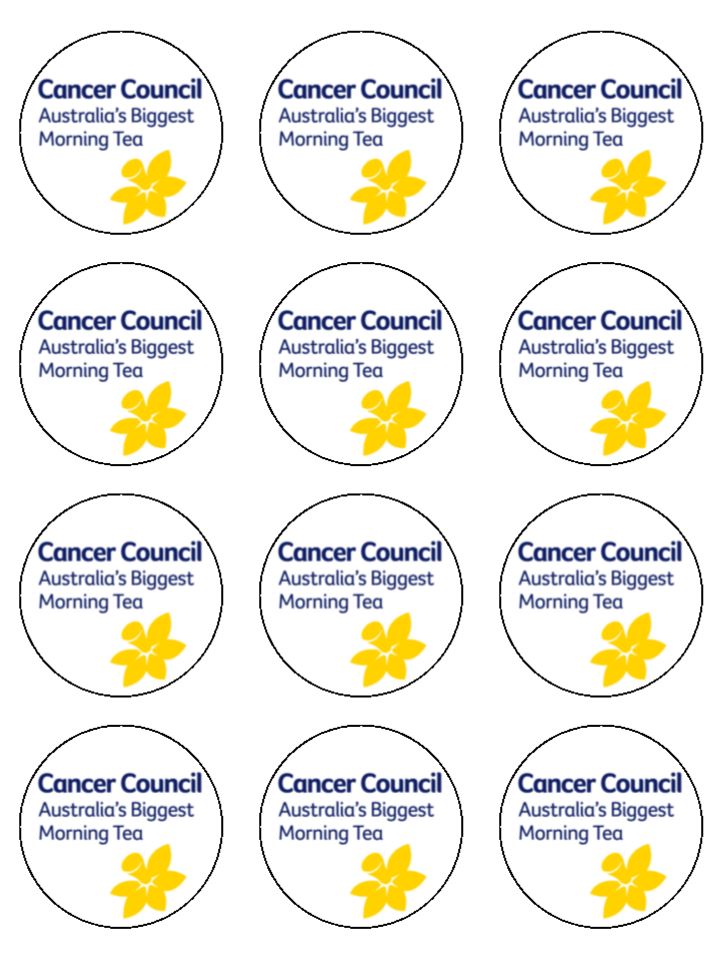 Edible Cupcake Toppers - Cancer Council