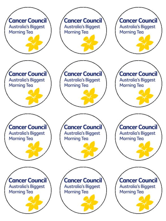 Edible Cupcake Toppers - Cancer Council