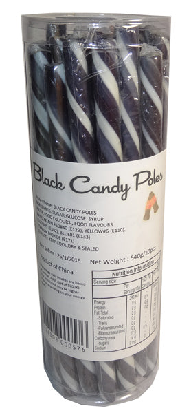 Candy Pole Single Stick - Black