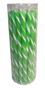 Candy Pole Single Stick - Green - Green Apple Flavour