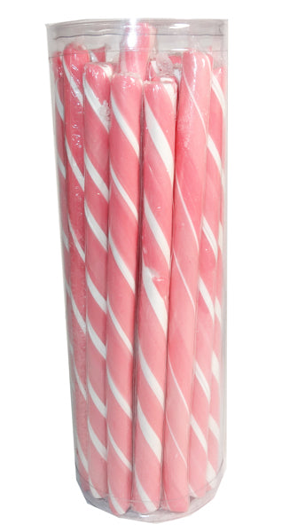 Candy Pole Single Stick - Pink - Strawberry Flavour