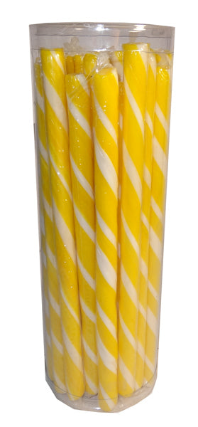 Candy Pole Single Stick - Yellow - Lemon Flavour