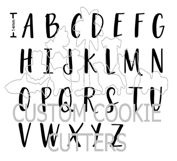 Script V2 Embosser Set - Lower Case.