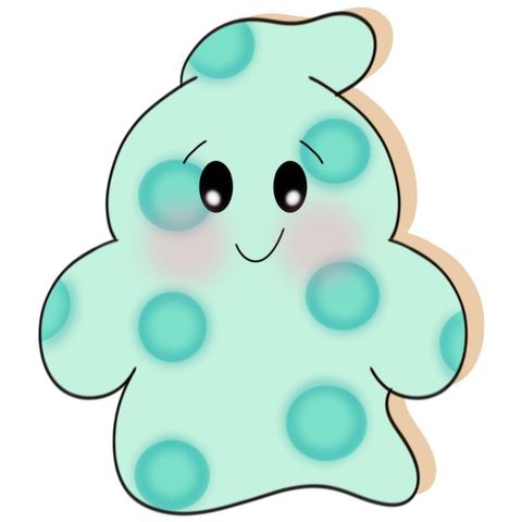 Casper Ghost Face Cookie Cutter