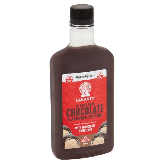 Lakanto Chocolate Flavoured Topping with Monkfruit Sweetener 375ml