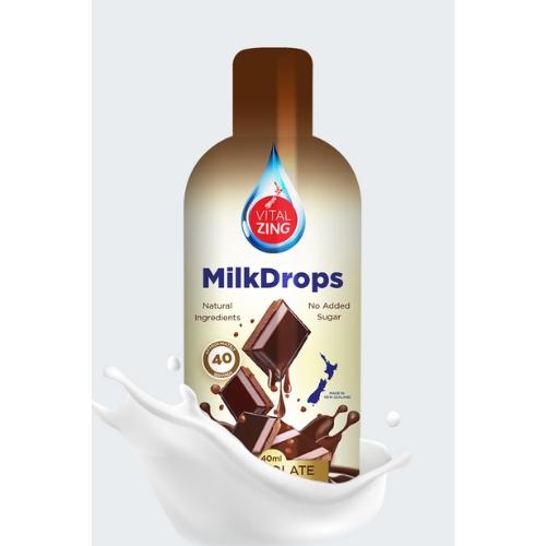 VitalZing Chocolate Milk Flavouring Drops - 40 Serves