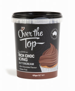 Over The Top Buttercream - Rich Chocolate Brown 425g