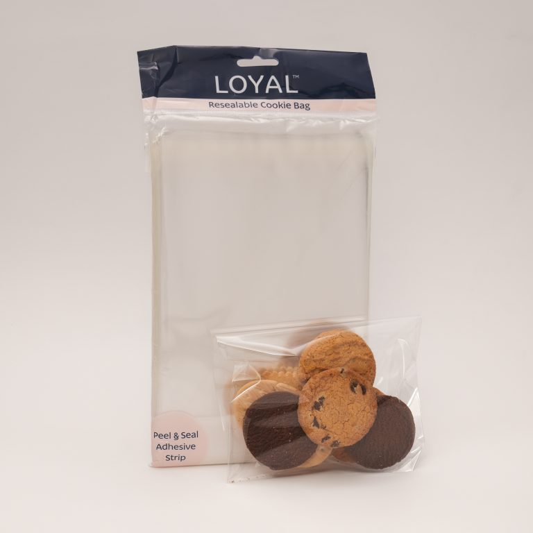 Loyal 100PK Resealable Cookie Bag - 90x130mm (3.5x5in).
