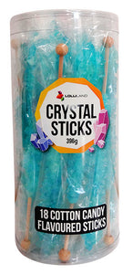 Crystal Stick Rock Candy Single - Baby Blue - Cotton Candy