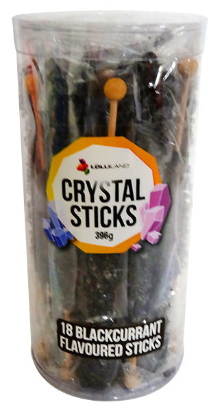 Crystal Stick Rock Candy Single - Blackcurrant