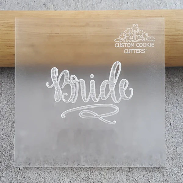Custom Cookie Cutters - Bride Debosser.