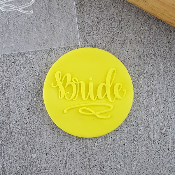Custom Cookie Cutters - Bride Debosser.