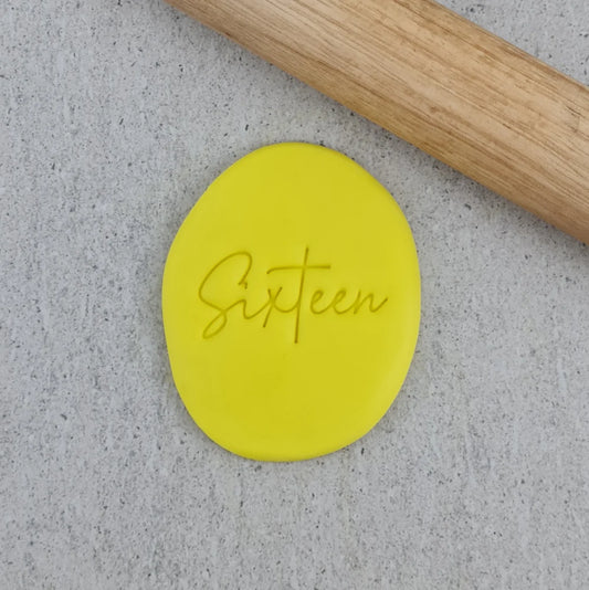 Custom Cookie Cutters Embosser - Sixteen.