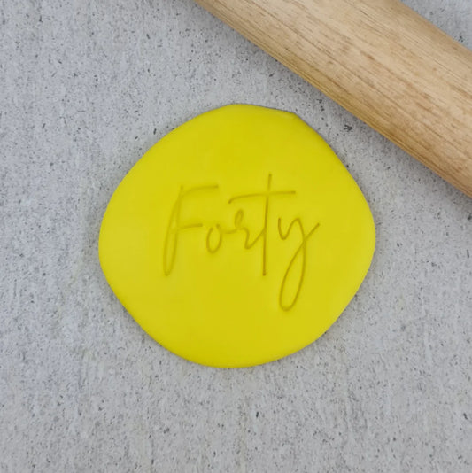 Custom Cookie Cutters Embosser - Forty.