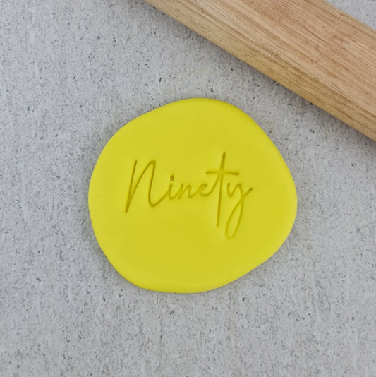 Custom Cookie Cutters Embosser - Ninety.