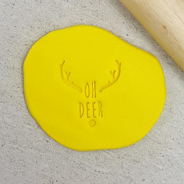 Custom Cookie Cutters Embosser - Oh Deer "LAST ONES".