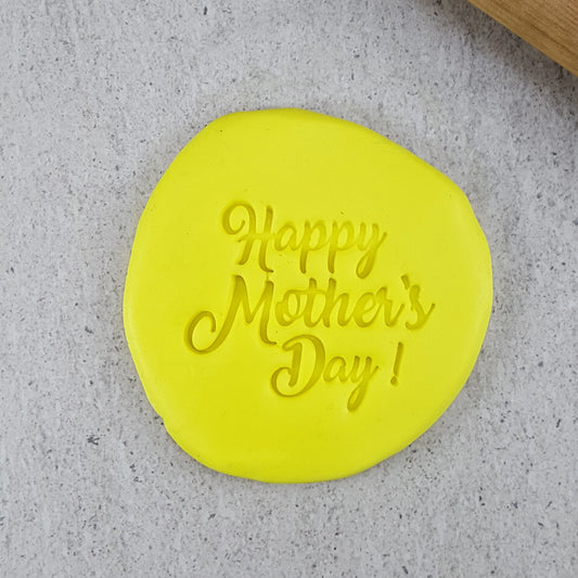 Custom Cookie Cutters Embosser - Happy Mothers Day V4.