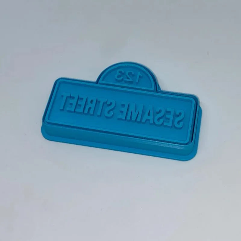 Cookie Cutter Store - Sesame Street Logo Cutter and Stamp *Last One*