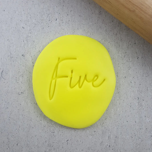 Custom Cookie Cutters - Five Embosser.