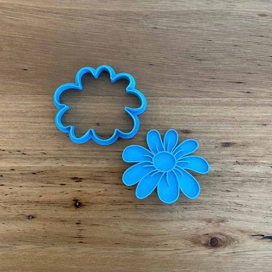 Cookie Cutter Store - Flower Style 2 Cutter & Stamp *Last One*