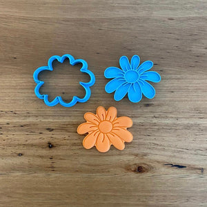 Cookie Cutter Store - Flower Style 2 Cutter & Stamp *Last One*