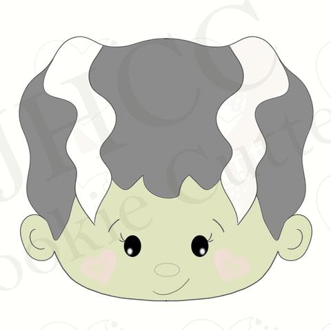 Frankenstein's Bride Face Cookie Cutter.