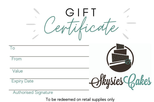 Skysies Cakes Gift Card