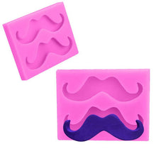 Silicone Mould - Double Moustache - S114
