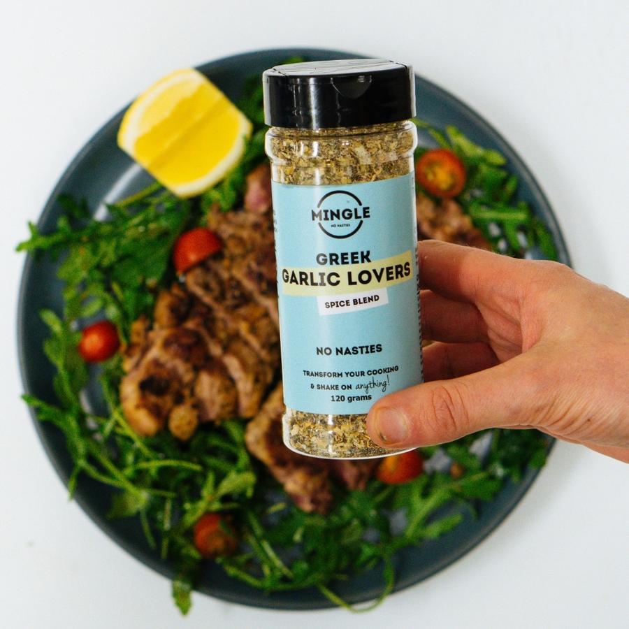 50g Mingle Seasoning - Greek Garlic Lovers.