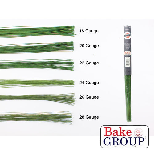 Green Floral Wire - 18 Gauge