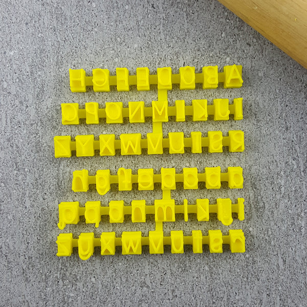 Custom Cookie Cutters - Handwriting Letter Stamps - Number Set Only.