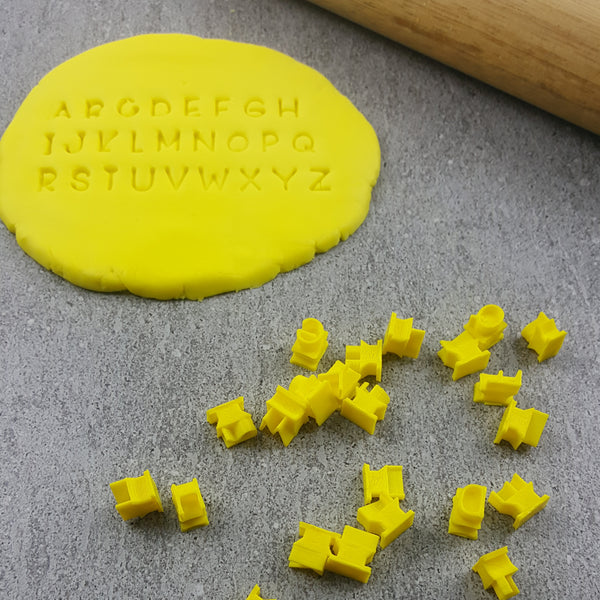 Custom Cookie Cutters - Handwriting Letter Stamps - Number Set Only.