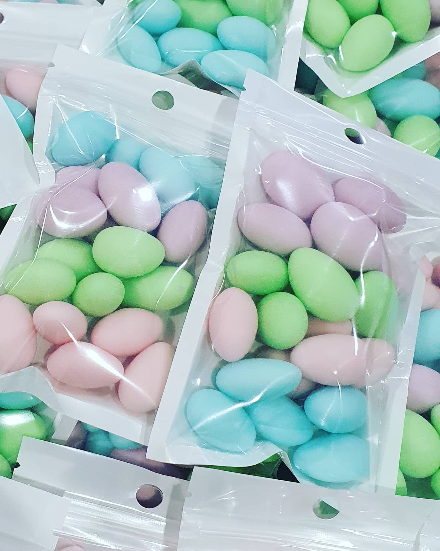 Pastel Sugar Coated Almonds