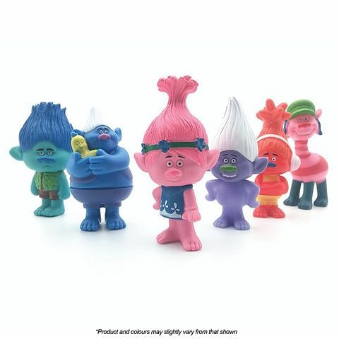 6PC Trolls Figurine Set