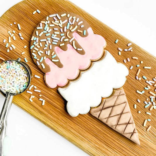 Custom Cookie Cutters - Ice-Cream Bikkie Stacks Cutter.