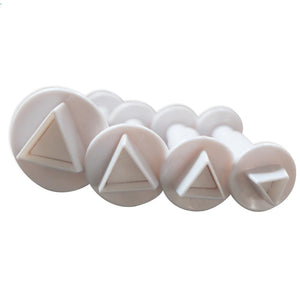 4PC Triangle Plunger Cutter Set