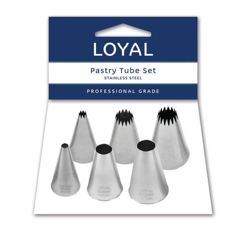 Loyal Set 6 - Open Star and Round Piping Tip Set