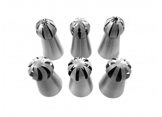 Loyal Russian Ruffle Ball Tips - Set of 6