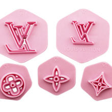 5PC Louis Vuitton Cutter and Embosser Stamp Set