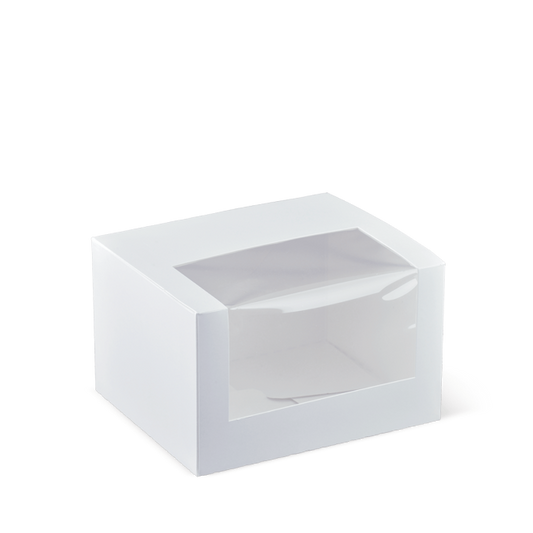 Detpak White Window Box - Long 5"