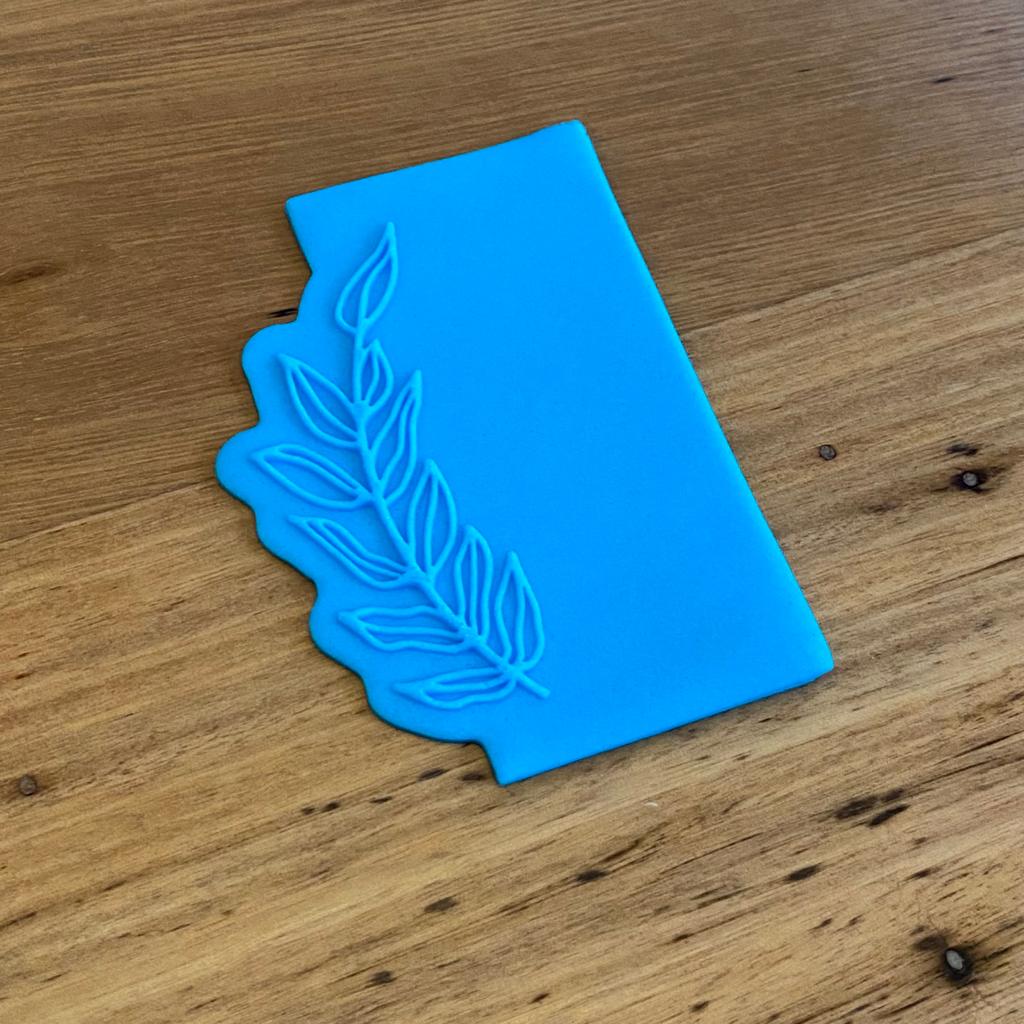 Cookie Cutter Store - Floral Edge Cutter & Deboss Raised Stamp *Last One*