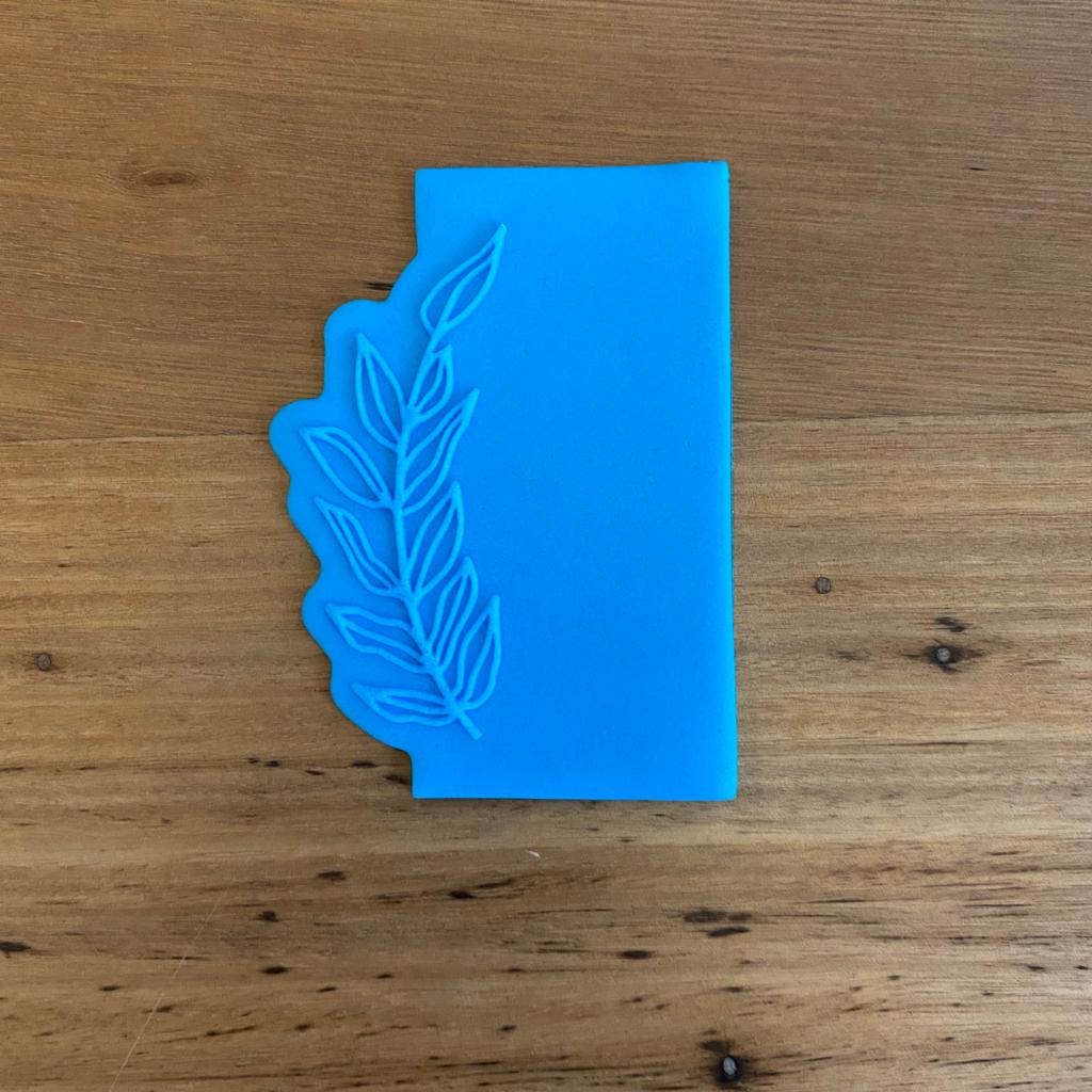 Cookie Cutter Store - Floral Edge Cutter & Deboss Raised Stamp *Last Ones*